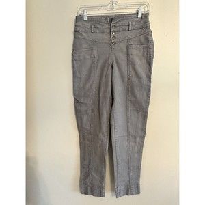 NWT Chaser Gray High Rise Utility Skinny Jeans Sz S, slight stretch